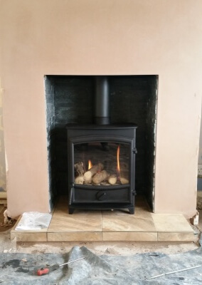 Fireline Fx5w Gas Fire Stove - Essington, Wolverhampton.