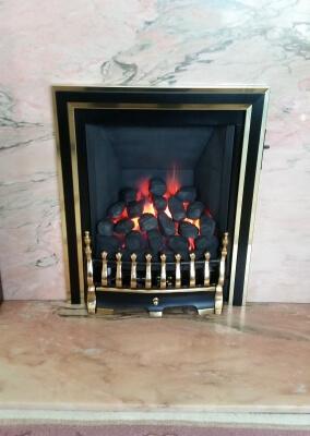 Charlton & Jenrick Paragon 2000 Slide Control Gas Fire - Wombourne, Wolverhampton.