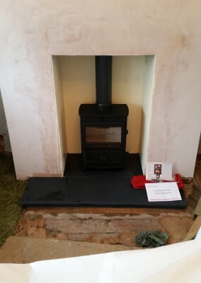 Charlton & Jenrick Fireline fx5w with chimney liner - Dudley.
