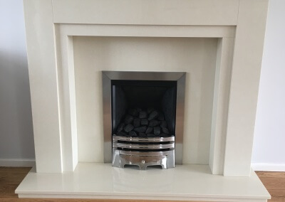 Paragon 2000 gas fire with marble suit - Wolverhampton