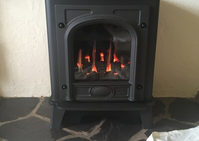 service,maintenance & repair on a decorative fuel effect gas fire - Staffordshire