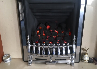 service,maintenance & repair on a decorative fuel effect gas fire - Hagley, Stourbridge