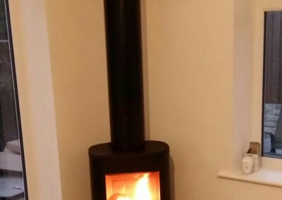 contura 510 Freestanding Woodburner With a HT Flue System - Kingswinford, West Midlands