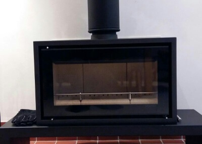 Stovax Riva Studio Freestanding Woodburning Stove With Bench - Stourbridge, West Midlands