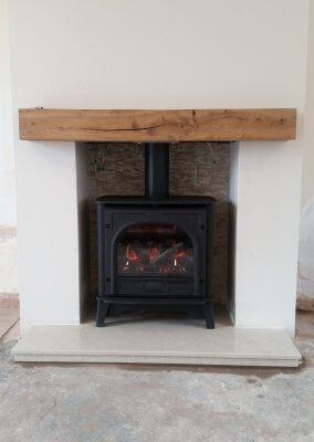 Gazco Stockton Medium Gas Fire Stove - Gornal, Dudley.